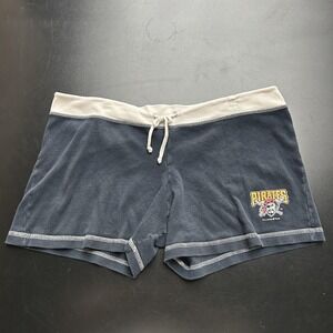 Pittsburgh Pirates Shorts Womens Large Blue MLB Baseball Genuine Merchandise